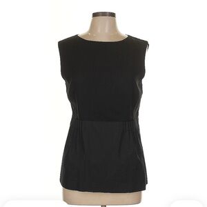Theory Sleeveless ‘Avalon C’ Black Blouse